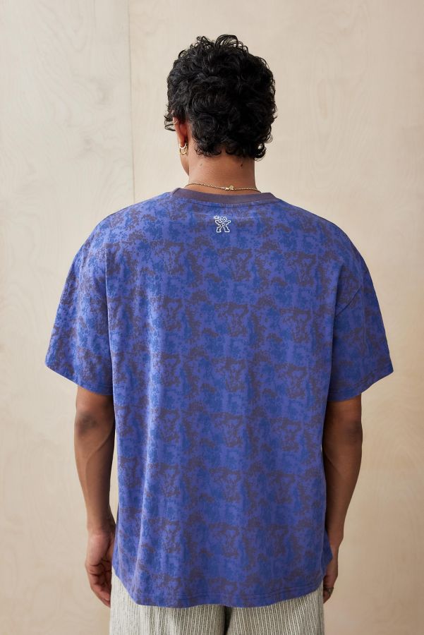 Slide View: 4: Ayker Blue Camouflage Tee