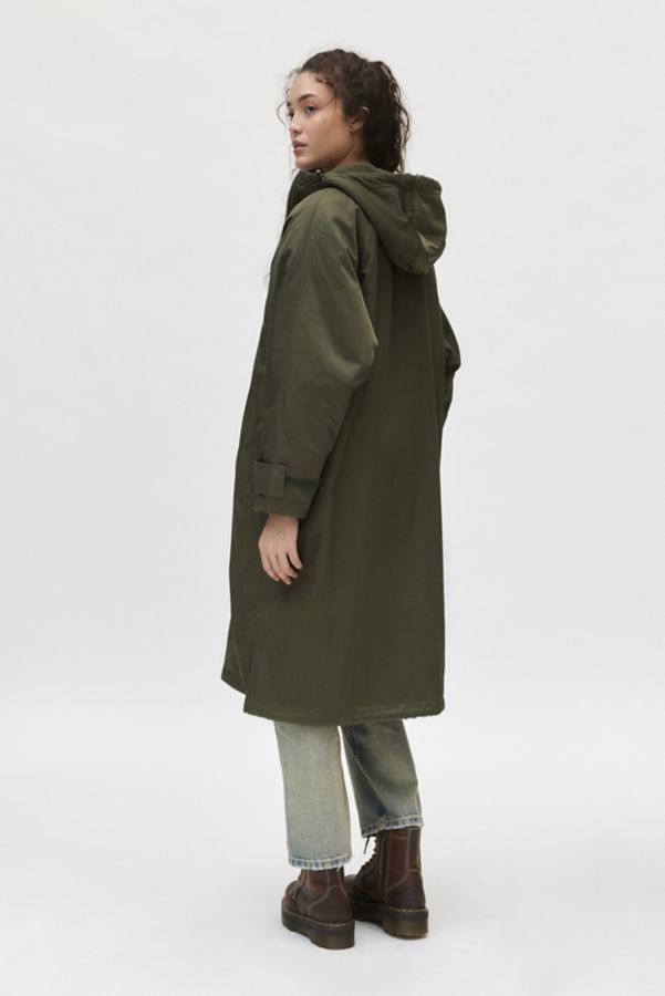 Slide View: 4: Manteau Utilitaire Long Doublé en Molleton BDG Alex