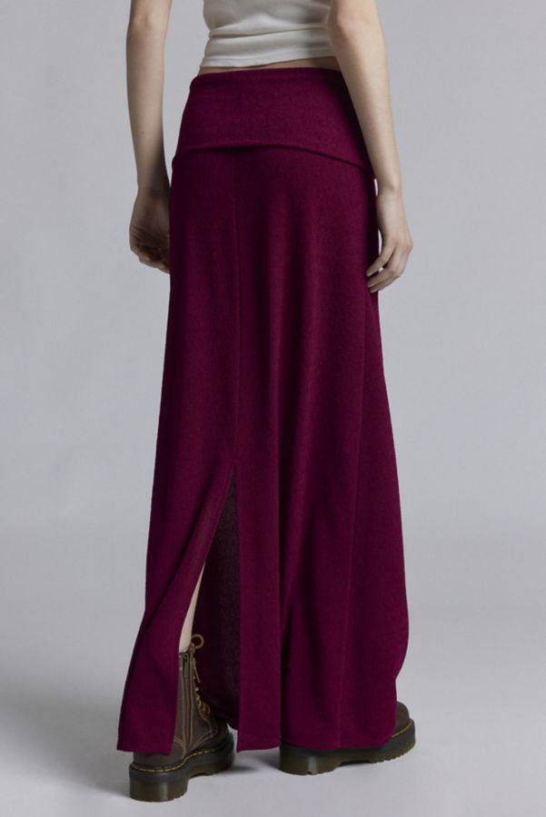 Slide View: 2: Urban Renewal Remnants Foldover Crepe Maxi Skirt