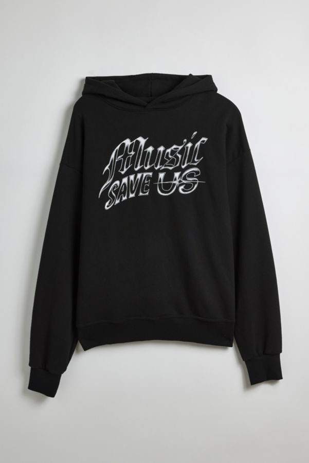 Slide View: 1: Tee Library Music Save Us Hoodie Sweatshirt