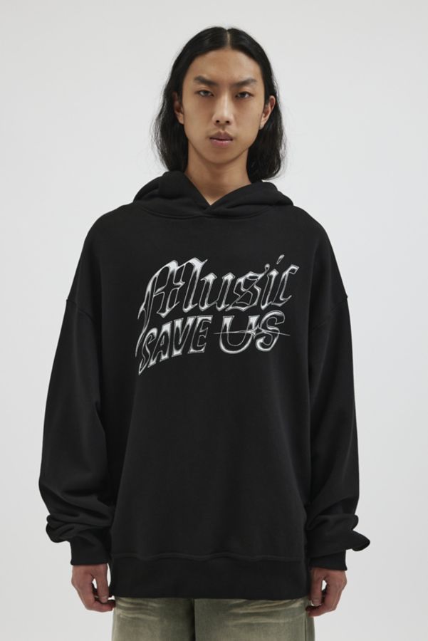 Slide View: 2: Tee Library Music Save Us Hoodie Sweatshirt