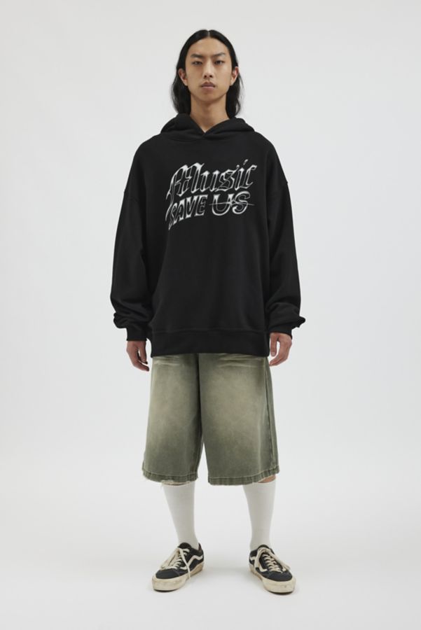 Slide View: 4: Tee Library Music Save Us Hoodie Sweatshirt