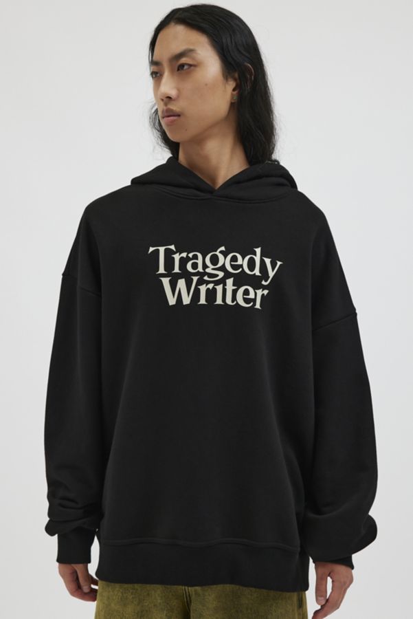 Slide View: 2: Tee Library Tragedy Writer Oversized Hoodie Sweatshirt