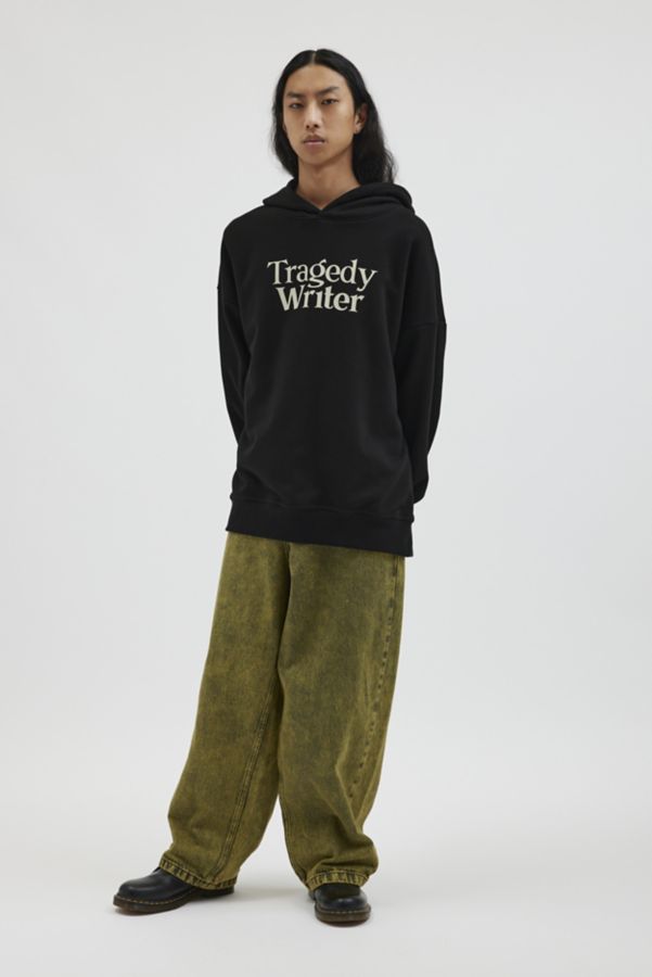 Slide View: 4: Tee Library Tragedy Writer Oversized Hoodie Sweatshirt