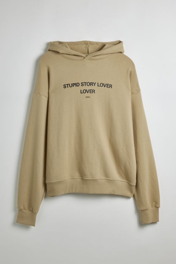 Slide View: 2: Tee Library Stupid Story Lover Hoodie Sweatshirt