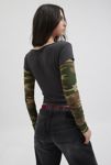 Thumbnail View 4: BDG Sloane Layered Twofer Long Sleeve Tee