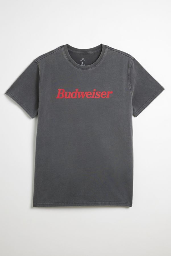 Slide View: 1: Budweiser Sunfaded Logo Graphic Tee