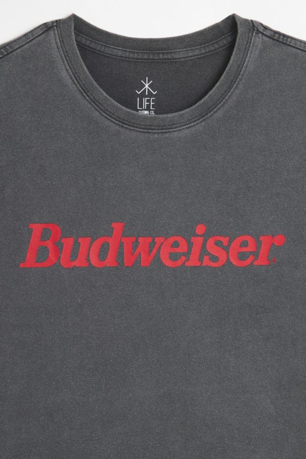 Slide View: 2: Budweiser Sunfaded Logo Graphic Tee