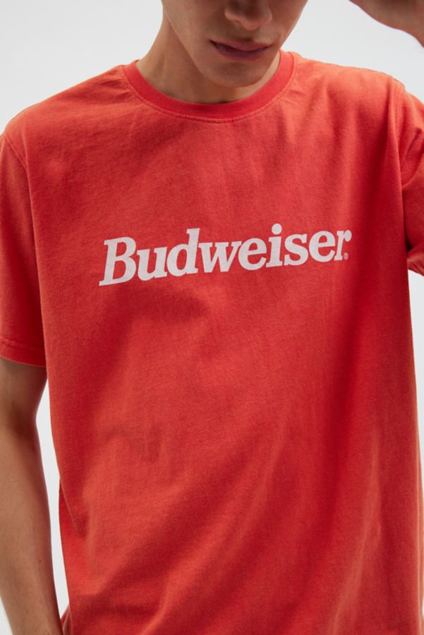 Slide View: 5: Budweiser Sunfaded Graphic Tee