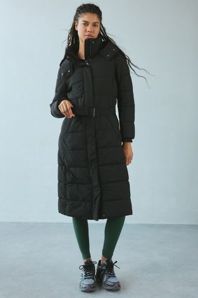 Manteau Matelassé Long Ceinturé NVLT