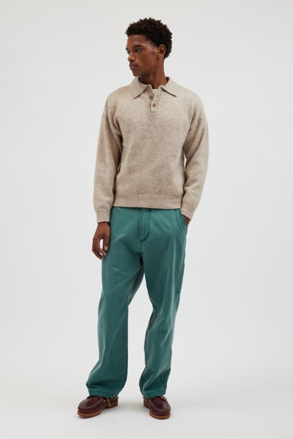 Slide View: 3: Loom Recycled Knit Polo Sweater