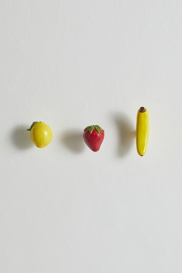 Slide View: 1: Fruit Wall Hook - Set Of 3