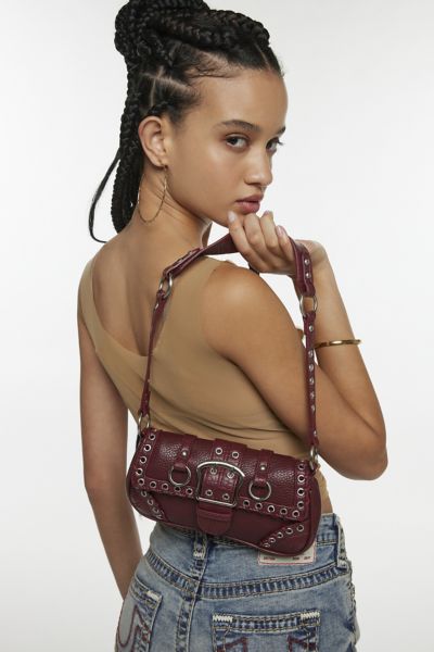 Silence + Noise Jade Laced Rivet Bag