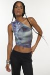 Thumbnail View 1: Silence + Noise Octavia Graphic One-Shoulder Tank Top