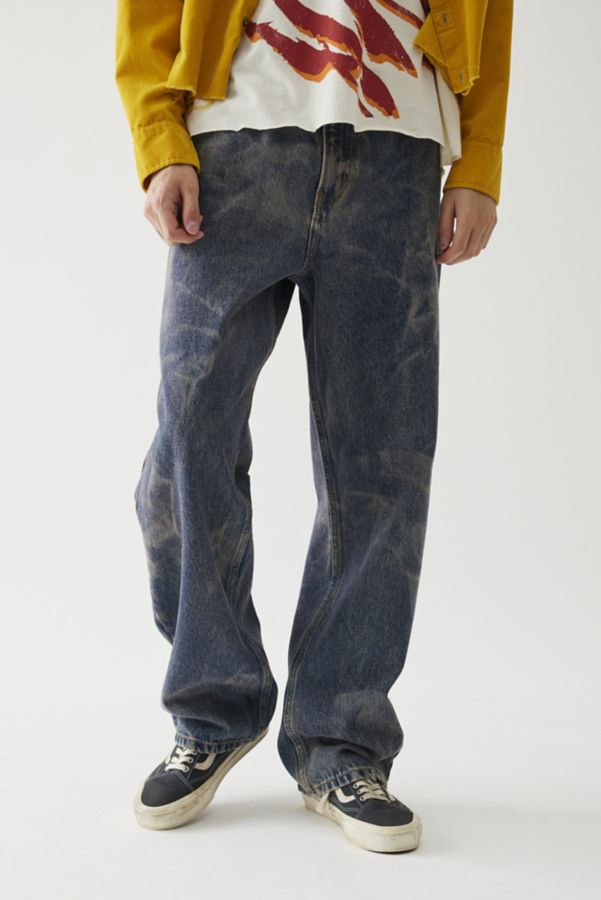 Slide View: 1: BDG Cracked Baggy Skate Fit Jean