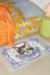 Thumbnail View 1: Cat Bouquet Printed Rag Rug