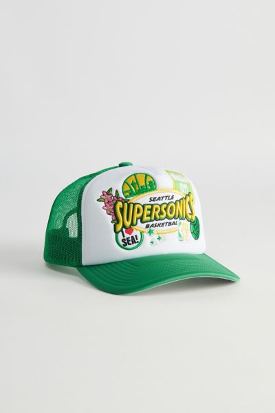 Mitchell & Ness Seattle Supersonics Patch Trucker Hat