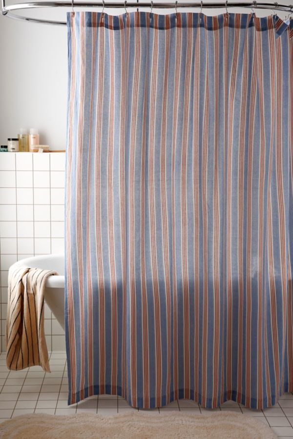 Slide View: 1: Stripes Shower Curtain