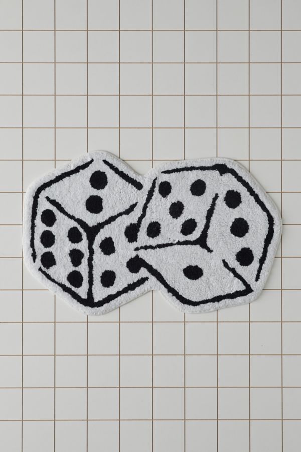 Slide View: 2: Dice Tufted Bath Mat