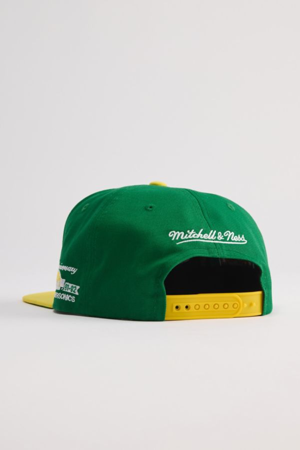 Slide View: 3: Mitchell & Ness Seattle Supersonics Arched Finals Hat