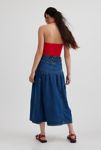 Thumbnail View 4: Kimchi Blue Clara Drop Waist Denim Midi Skirt