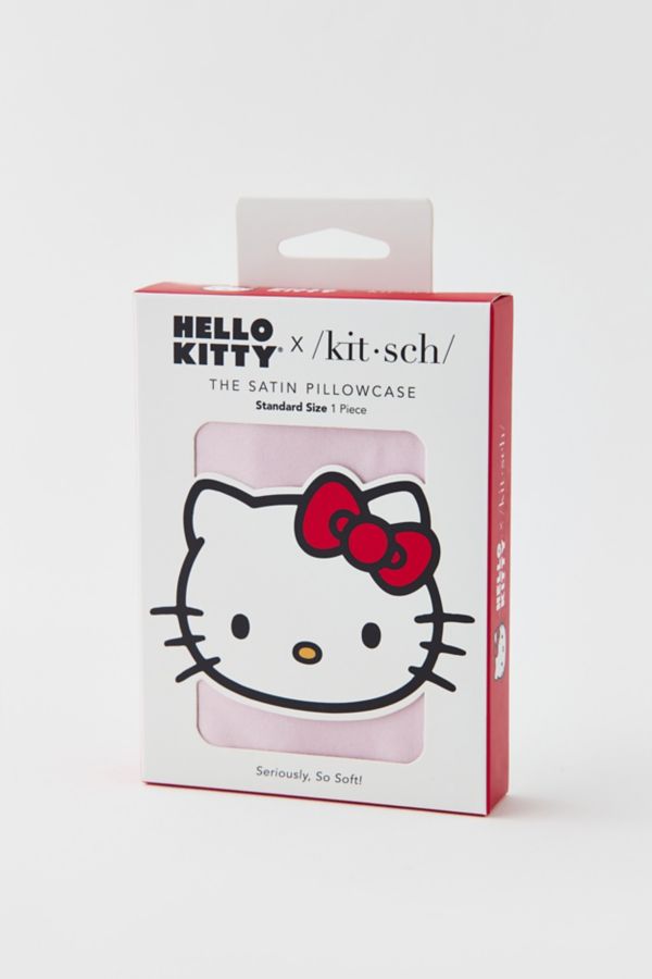 Slide View: 2: Taie d'Oreiller en Satin KITSCH X Sanrio Hello Kitty