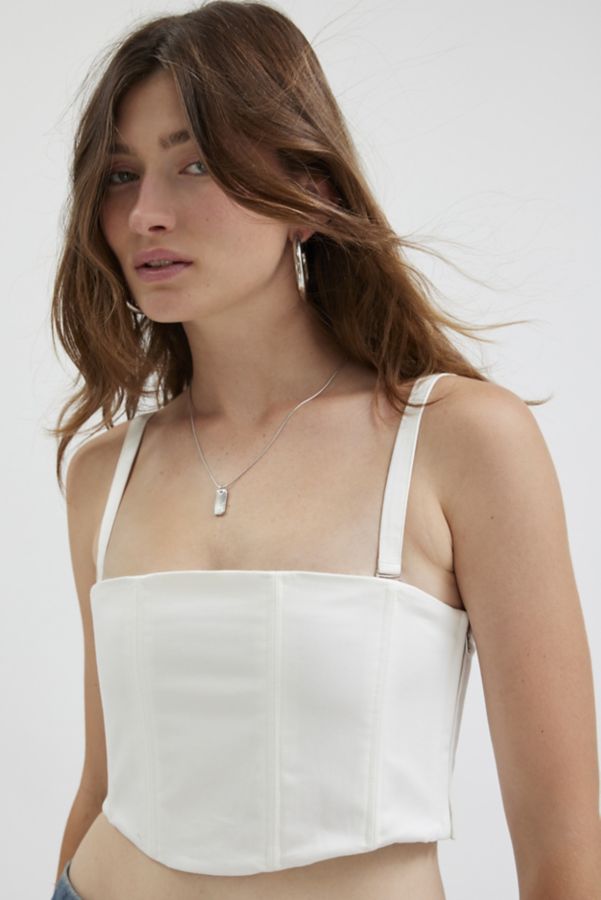 Slide View: 1: WILDFANG UO Exclusif Essentiel 6-Façons Corset Haut