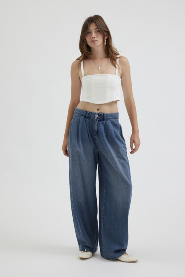 Slide View: 4: WILDFANG UO Exclusif Essentiel 6-Façons Corset Haut