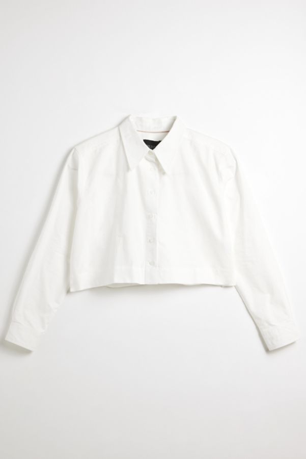 Slide View: 2: Chemise Boutonnée Raccourcie Essentielle WILDFANG