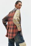 Thumbnail View 4: BDG Rick Spliced Boyfriend Flannel Shirt