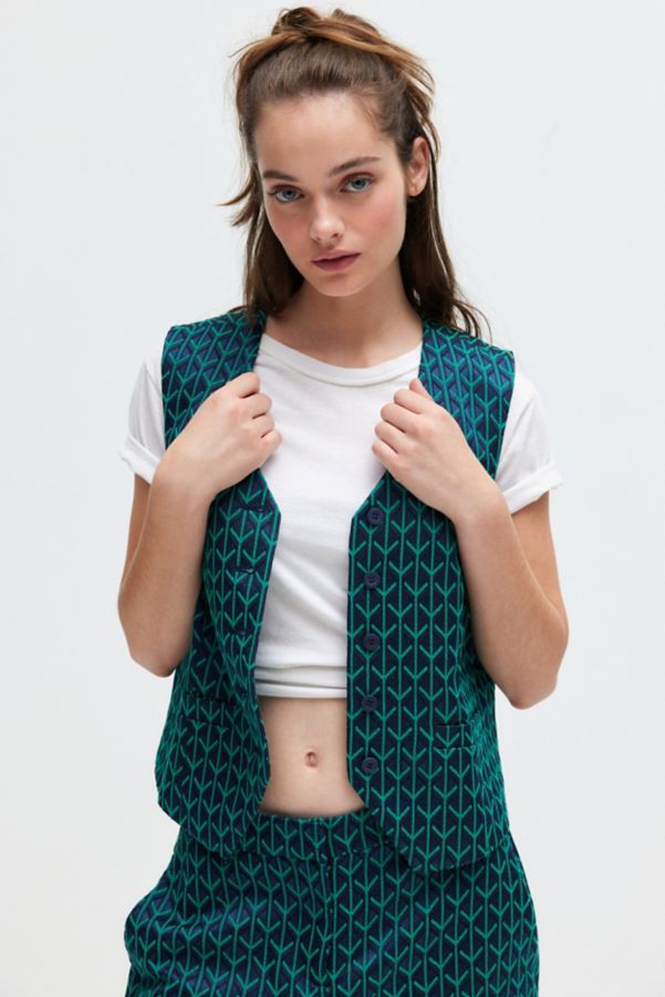 Slide View: 3: WILDFANG Empower Jacquard Vest