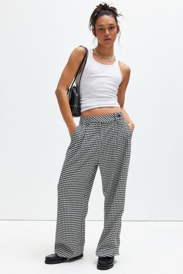 Slide View: 1: WILDFANG Empower Houndstooth Trouser Pant