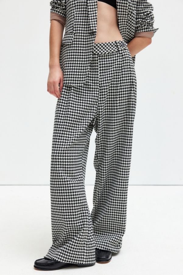 Slide View: 4: WILDFANG Empower Houndstooth Trouser Pant