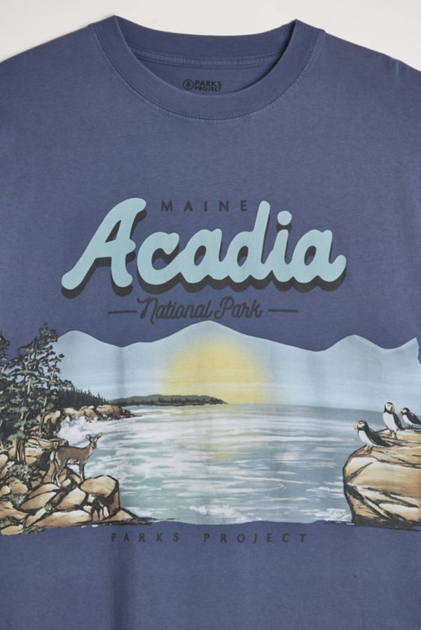 Slide View: 2: T-shirt Graphique du Parc Acadia de Parks Project