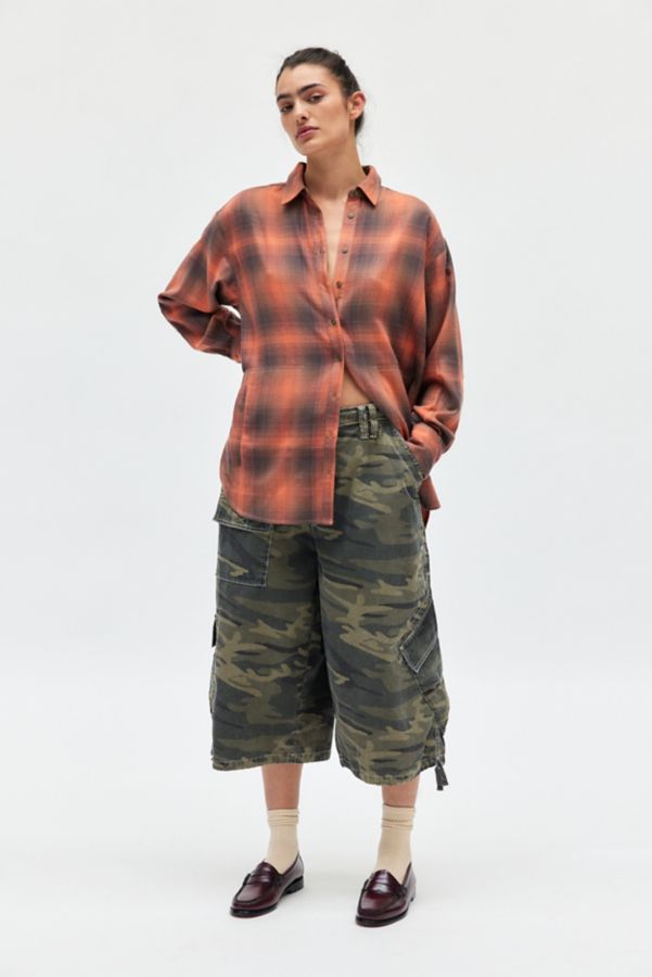 Slide View: 2: Chemise Flanelle Boyfriend Rick BDG