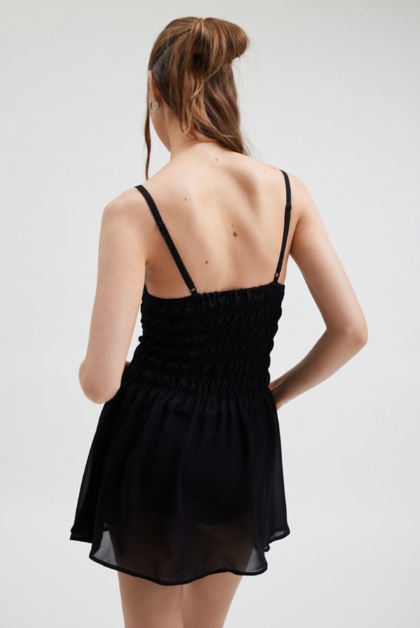 Slide View: 3: Motel Axely Ruched Mini Dress