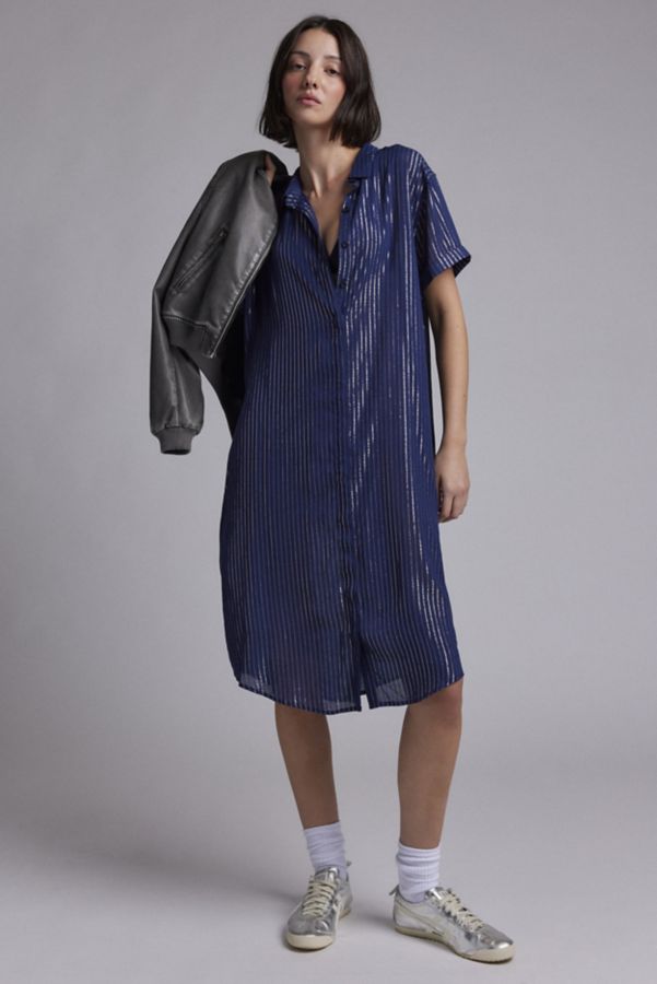 Slide View: 1: WILDFANG Empower Pinstripe Shirt Dress