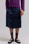 Thumbnail View 1: WILDFANG UO Exclusive Empower Satin Wrap Maxi Skirt