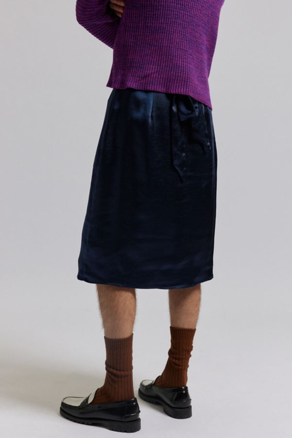 Slide View: 3: WILDFANG UO Exclusive Empower Satin Wrap Maxi Skirt