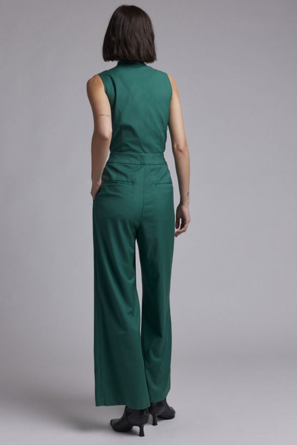 Slide View: 5: WILDFANG Empower High Waisted V-Neck Jumpsuit