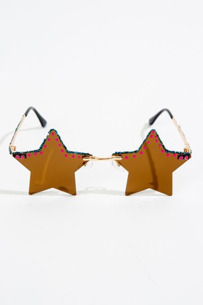 Zig Zag Star Frameless Sunglasses