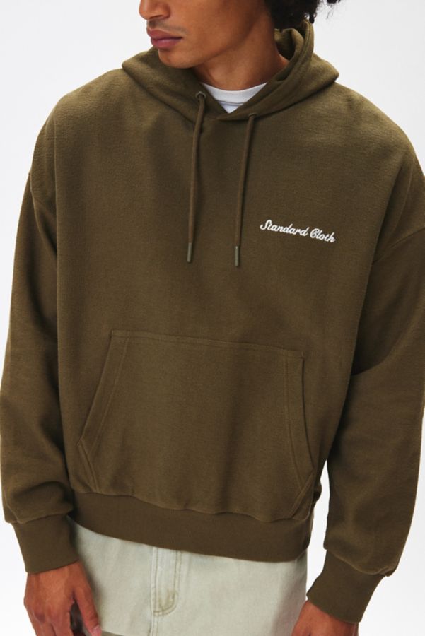 Slide View: 1: Standard Cloth Foundation Reverse Terry Hoodie Sweatshirt