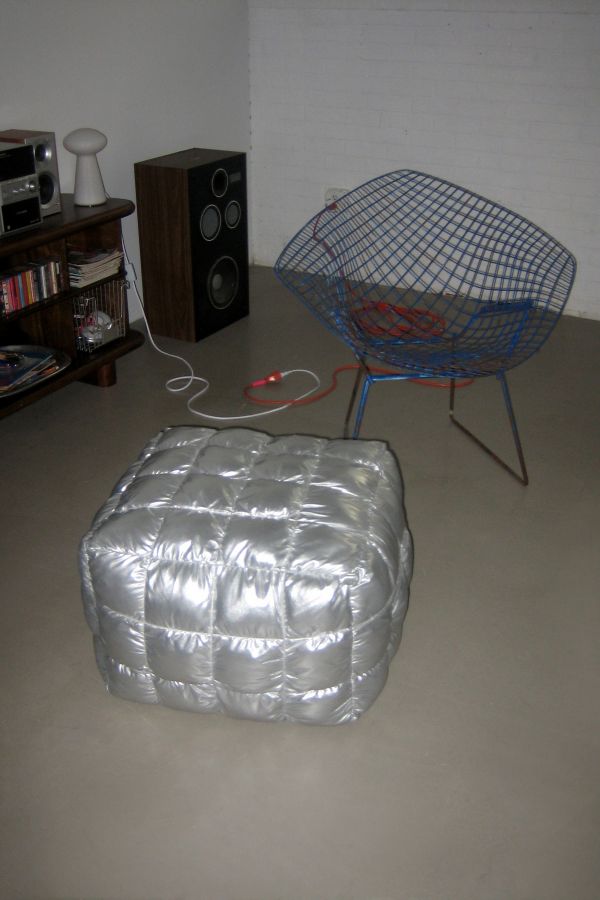 Slide View: 5: Sean Puffer Bean Bag Ottoman