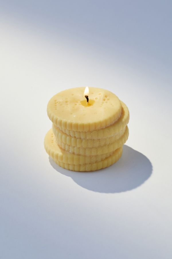 Slide View: 3: Nata Concept Store Cheese Cracker Shaped Candle