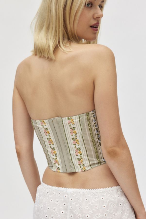 Slide View: 3: Out From Under Autumn Skies Strapless Corset Top