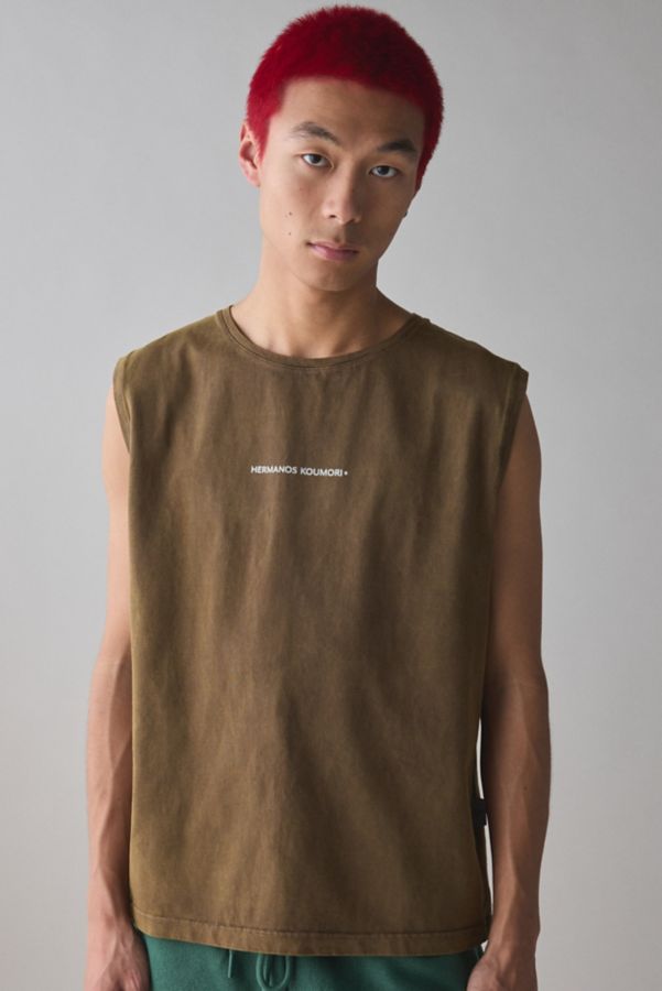 Slide View: 2: Hermanos Koumori Field Graphic Tank Top