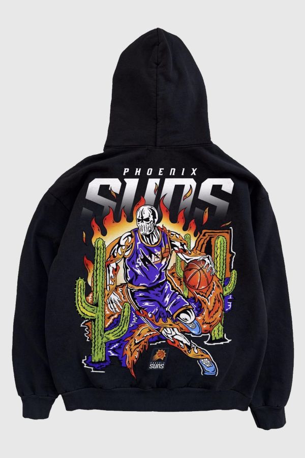 Slide View: 1: Warren Lotas Cactus Phoenix Suns Crossover Hoodie