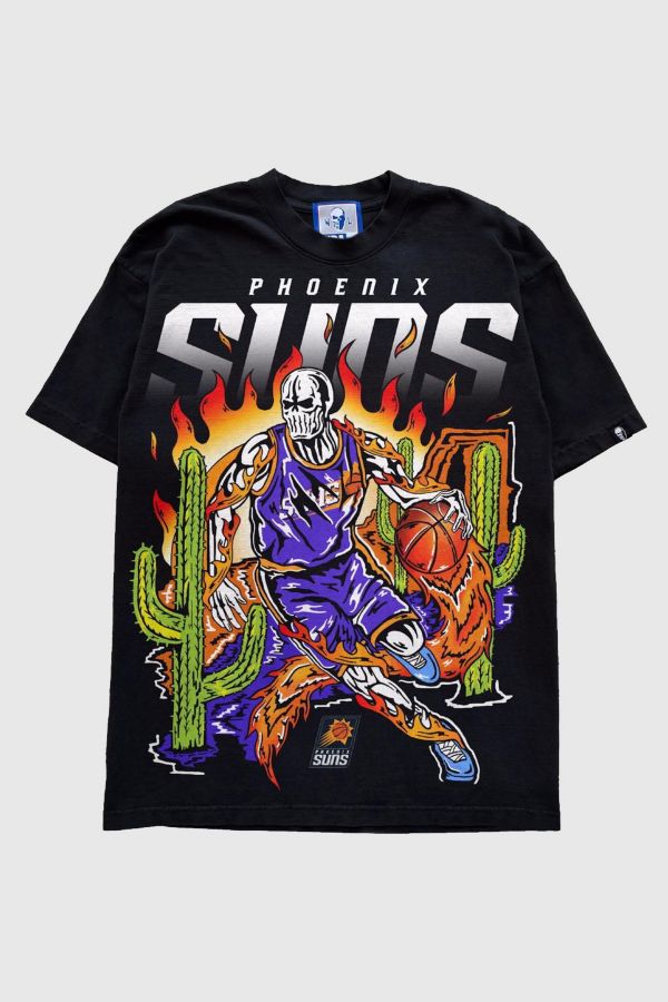 Slide View: 1: Warren Lotas Cactus Phoenix Suns Crossover T-shirt