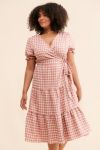 Thumbnail View 4: Nuuly Says Gah! Victoria Plaid Wrap Dress