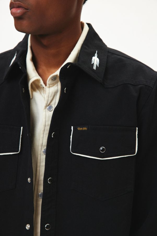 Slide View: 1: Dark Seas Corvallis Canvas Long Sleeve Shirt